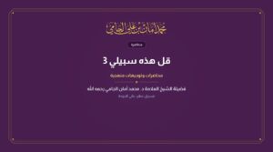 قل هذه سبيلي 3